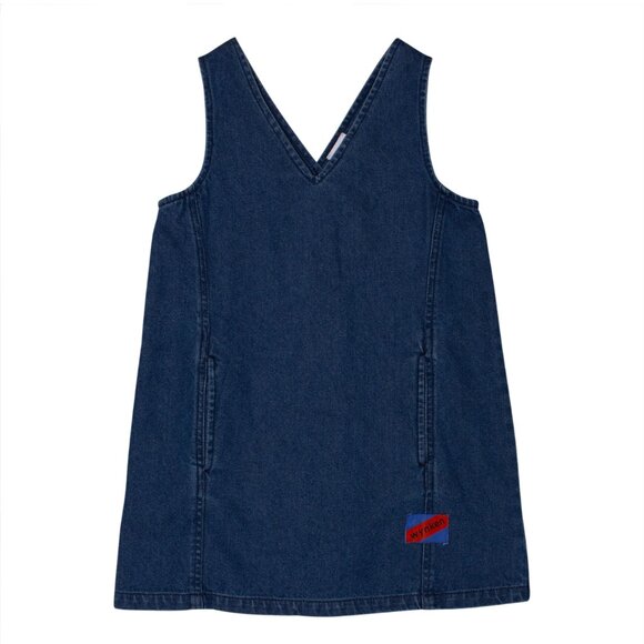 Wynken Amore Denim Pinafore Size 3 Blue - Picture 1 of 5